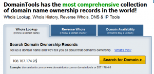 Finding number of domains hosted on a server